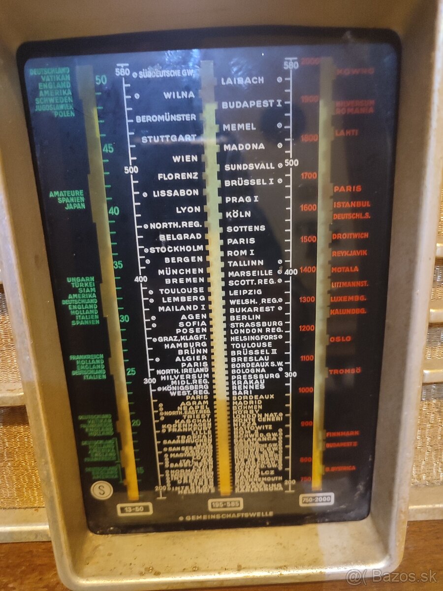 Nemecké rádio 1938 INGELEN - 2