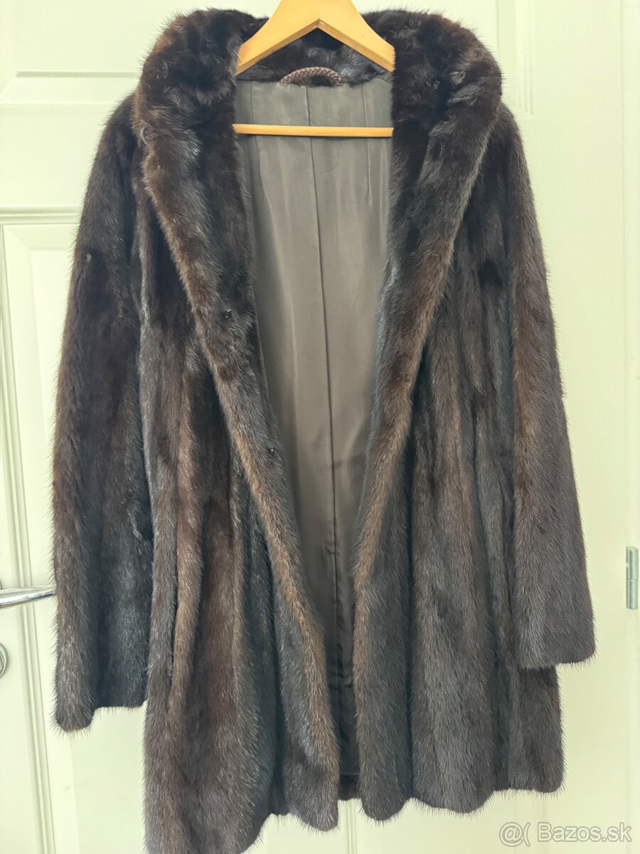 Norkový kožuch- pravý, nádherny - 2