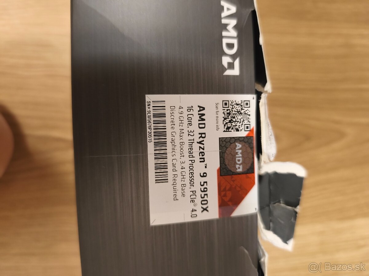 Procesor AMD Ryzen 9 5950X v záruke do 18.1.2027 - 2
