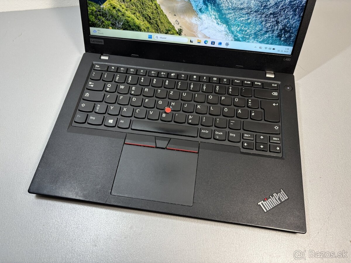 #116 Lenovo ThinkPad L480/i7 8550U/32GB DDR4/256GB - 2