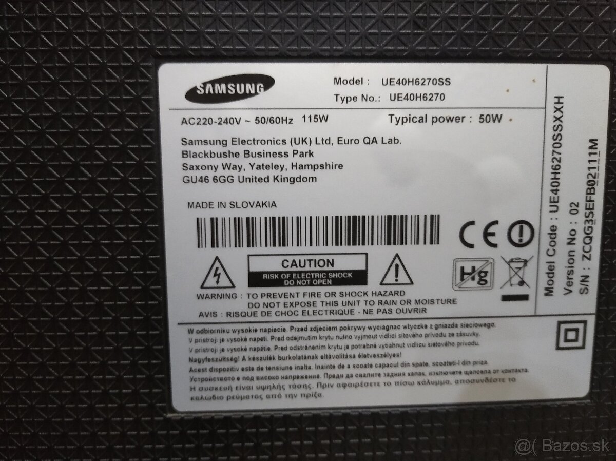SMART LED Samsung UE40H6270SS - 2
