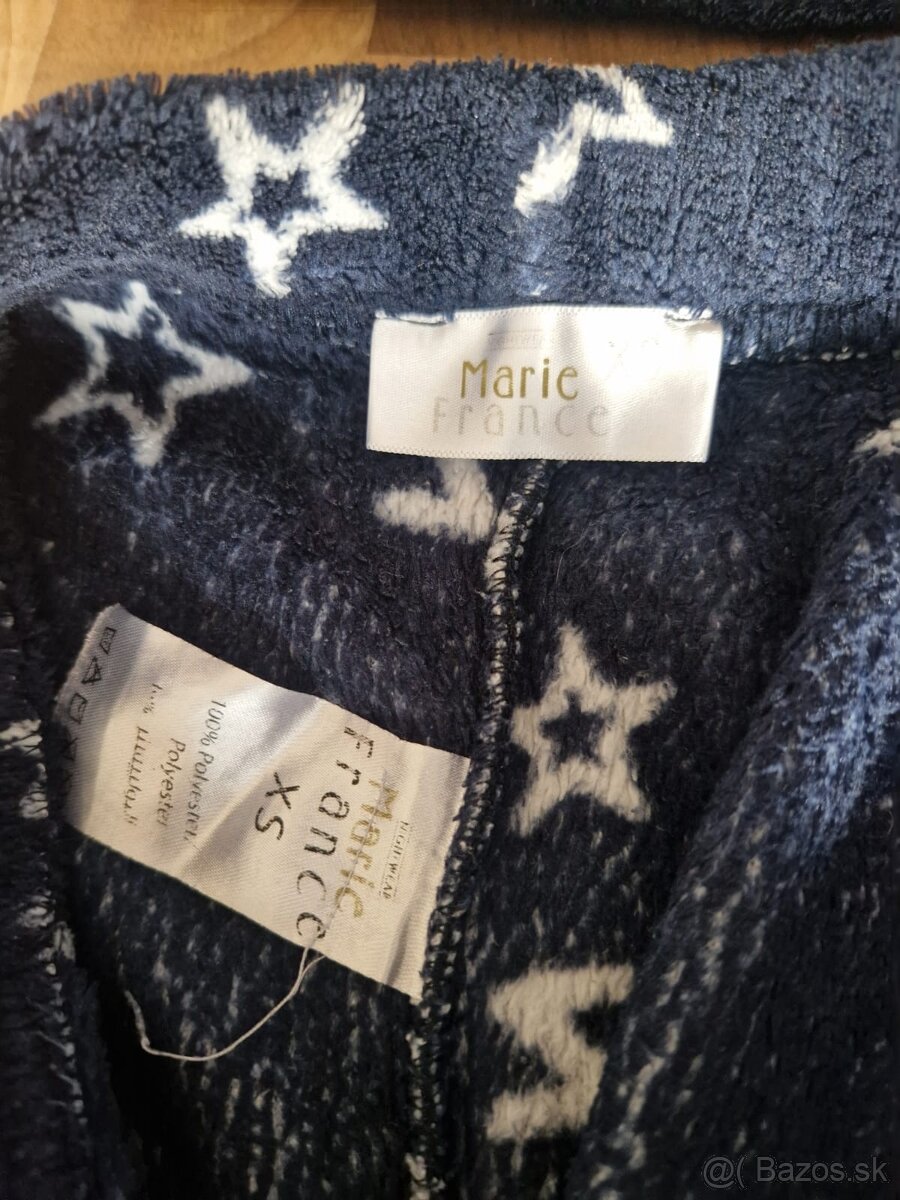 plyšové pyžamo XS - 2