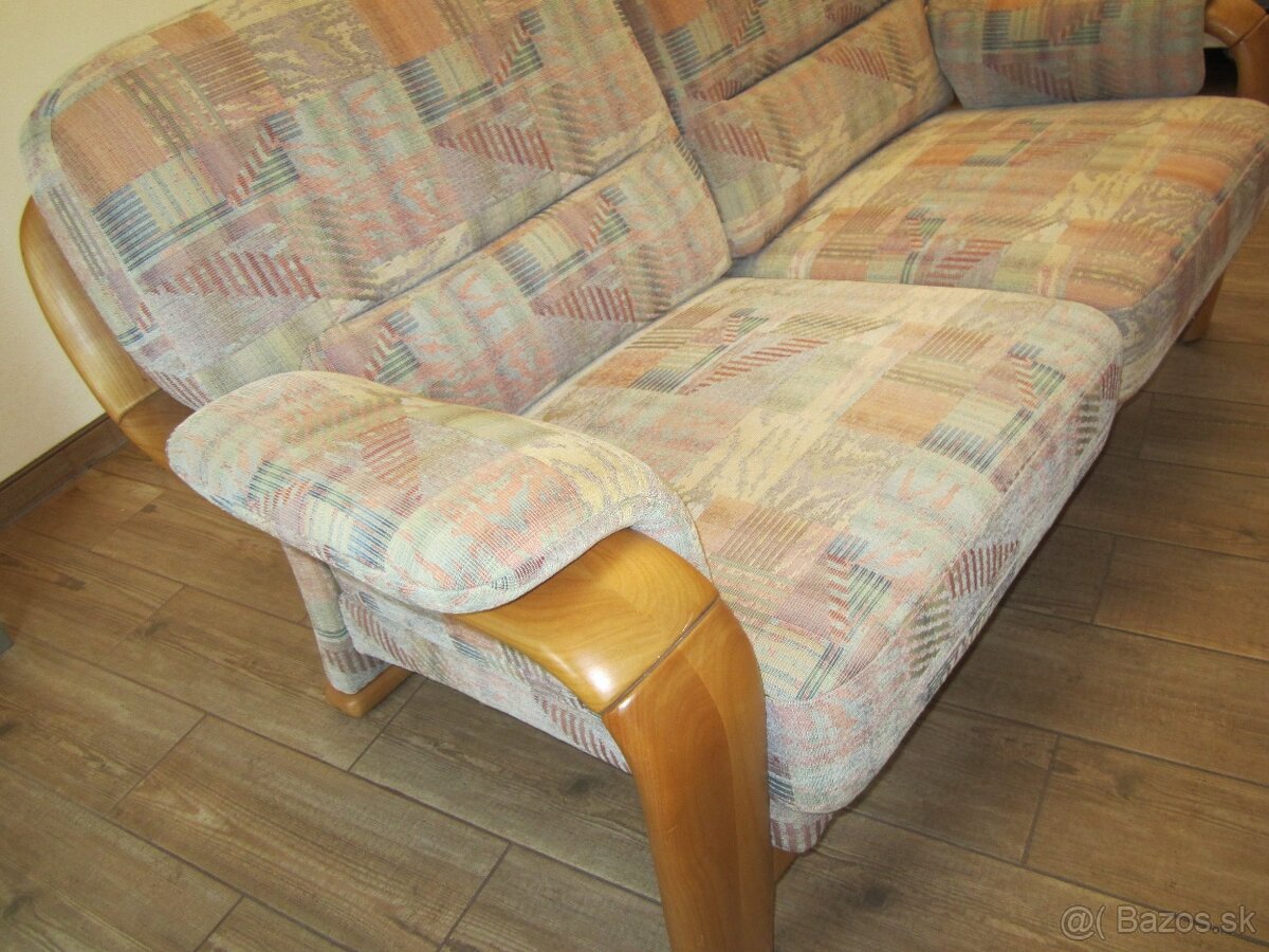 Dvojka GAUČ - Tvrdé drevo - 2