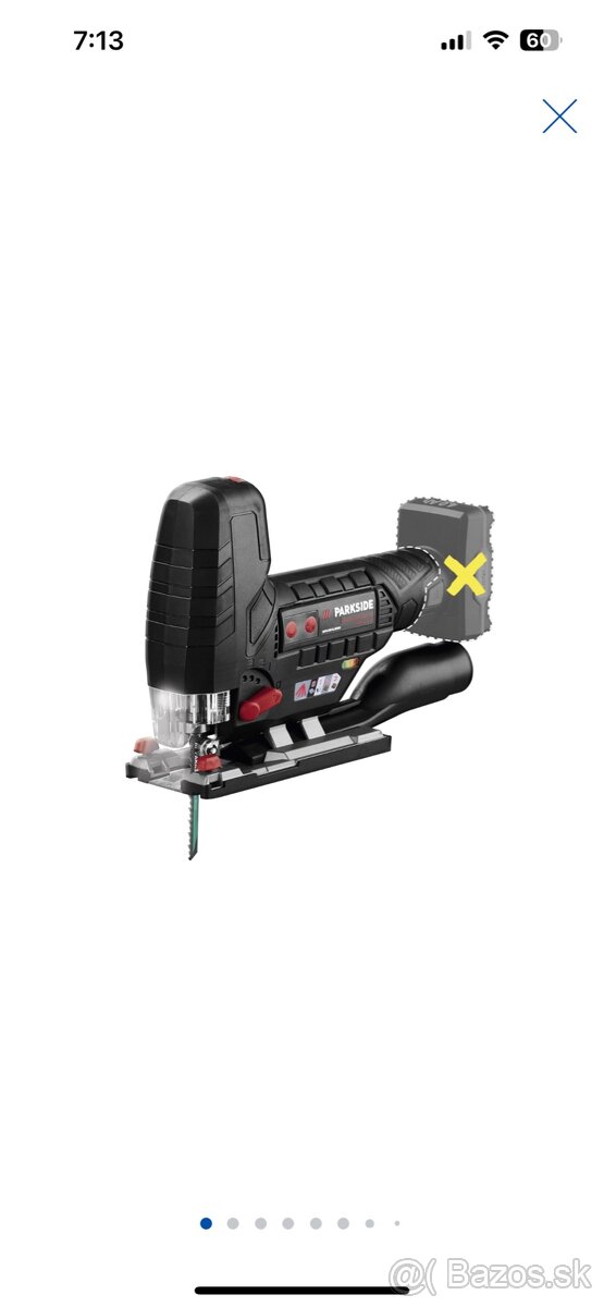 Priamočiara píla Parkside performance 12V - 2