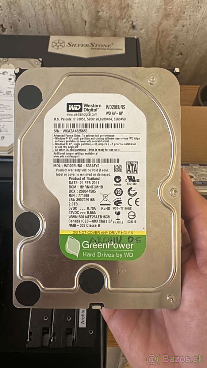 predam HDD Sata disky malo pouzivane - 2