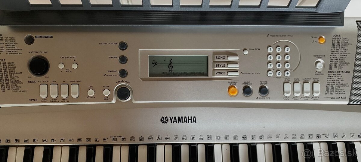 Yamaha YPT-310 / PSR-E313 – keyboard - 2