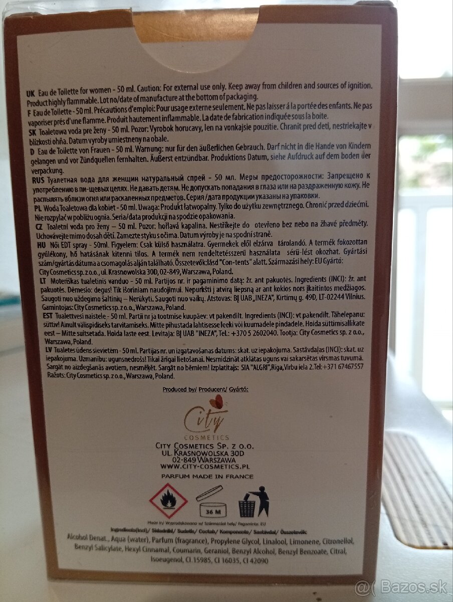 Dámska toaletná voda Chantal Paris
Type
Eau de Toile - 2