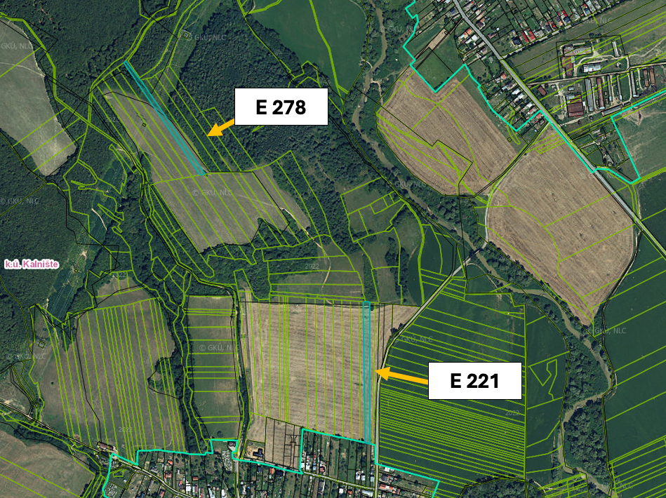 Kalnište – 6.264 m2 LESOV (Urbáru) - 2