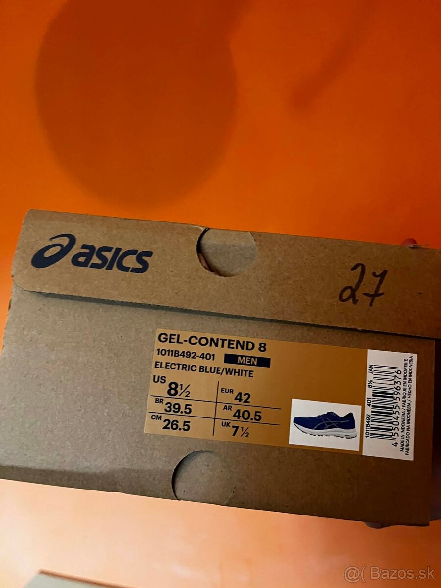 Predám: ASICS GEL CONTEND 8 – veľkosť 42 - 2