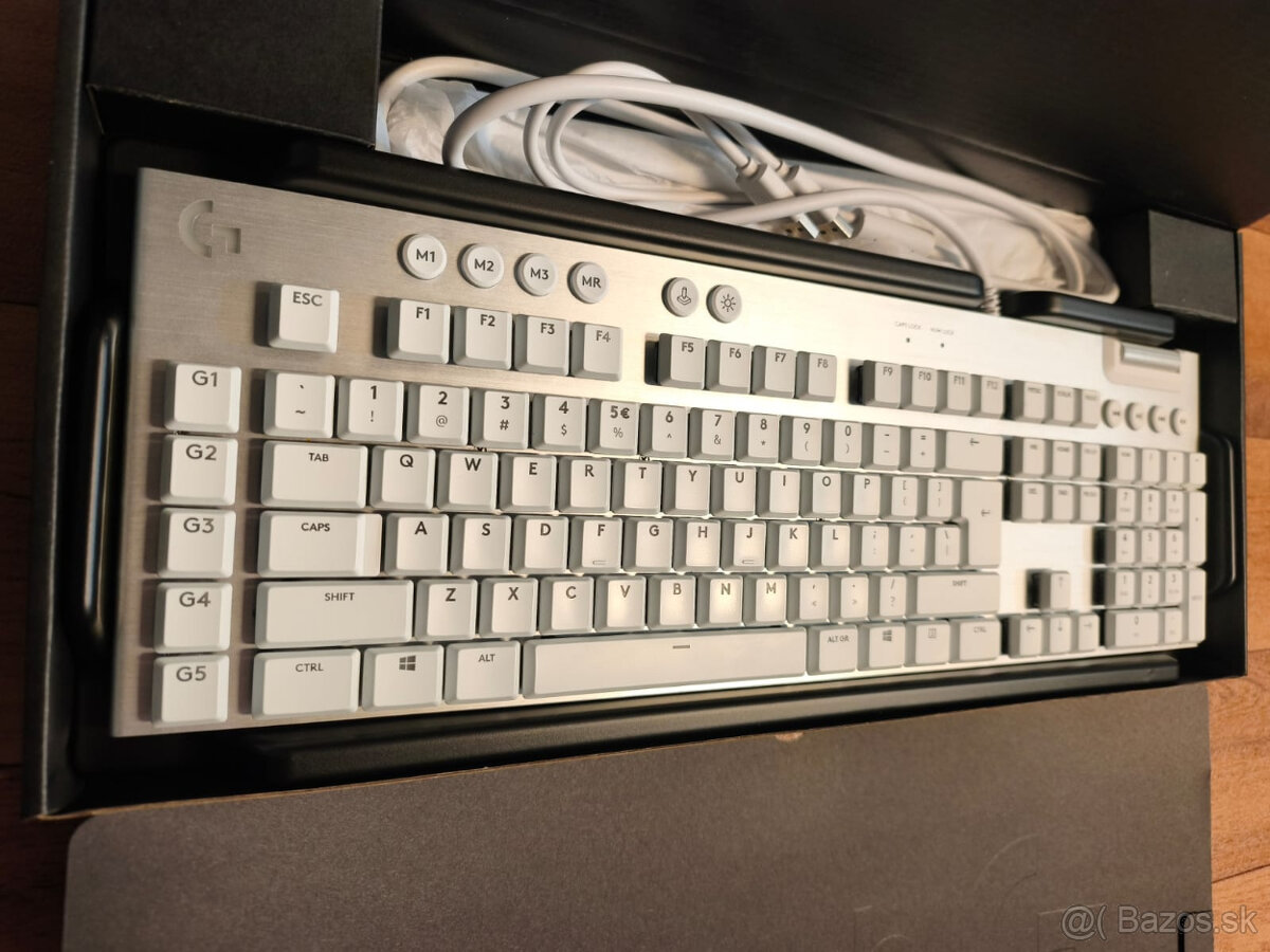 G815 LIGHTSYNC RGB Tactile BIELA, US - International QWERTY✅ - 2