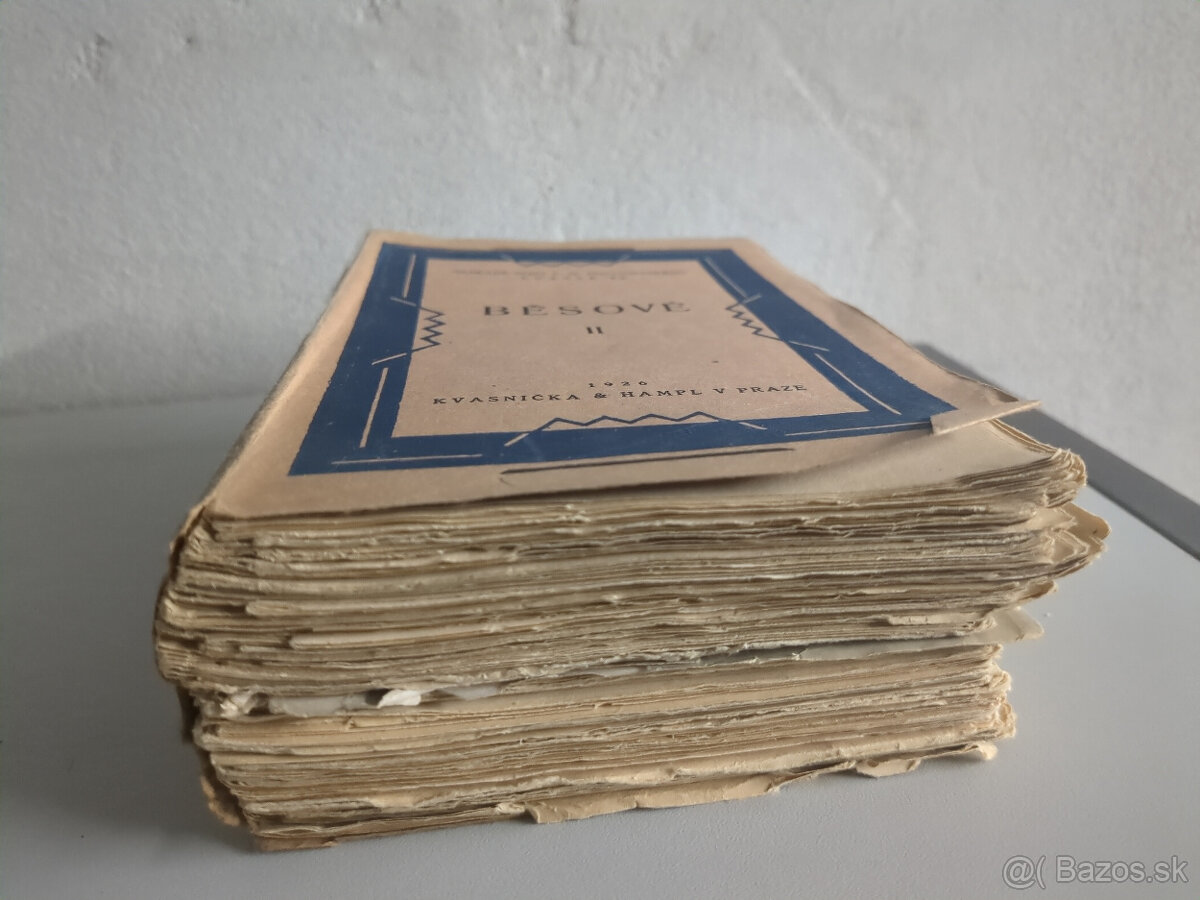 Predam staru knizku Besove - 2