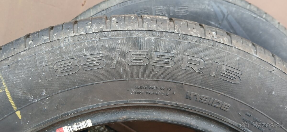 185/ 65 R15 letné pneu - 2