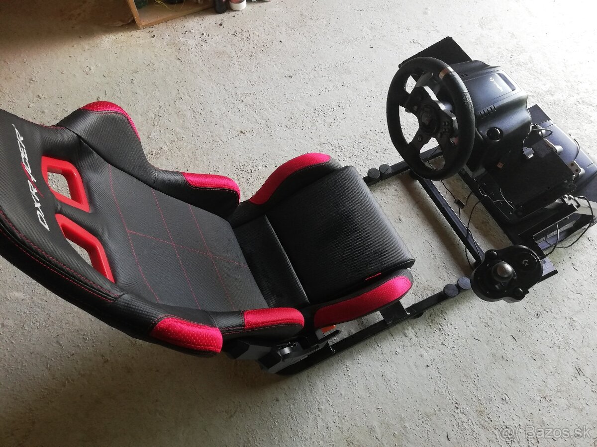 Predám herný závodný simulátor na PC – Logitech G920 + Shift - 2