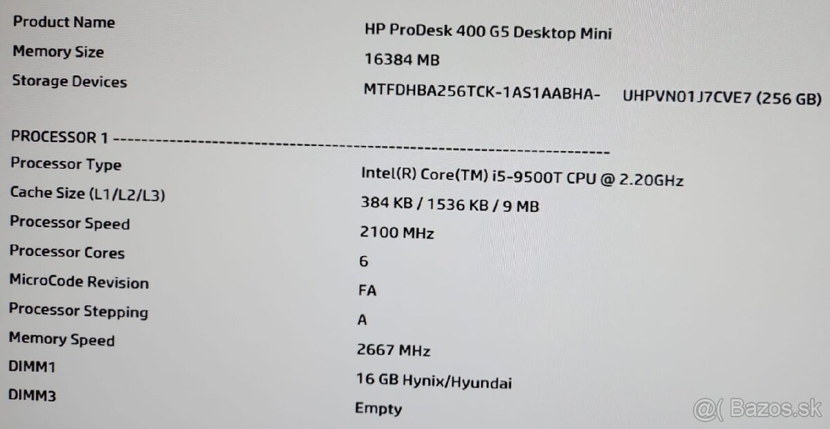 HP Prodesk 400 G5 mini - 2