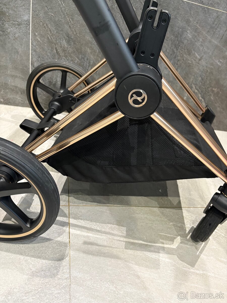 Cybex priam 4.0 podvozok rosegold - 2