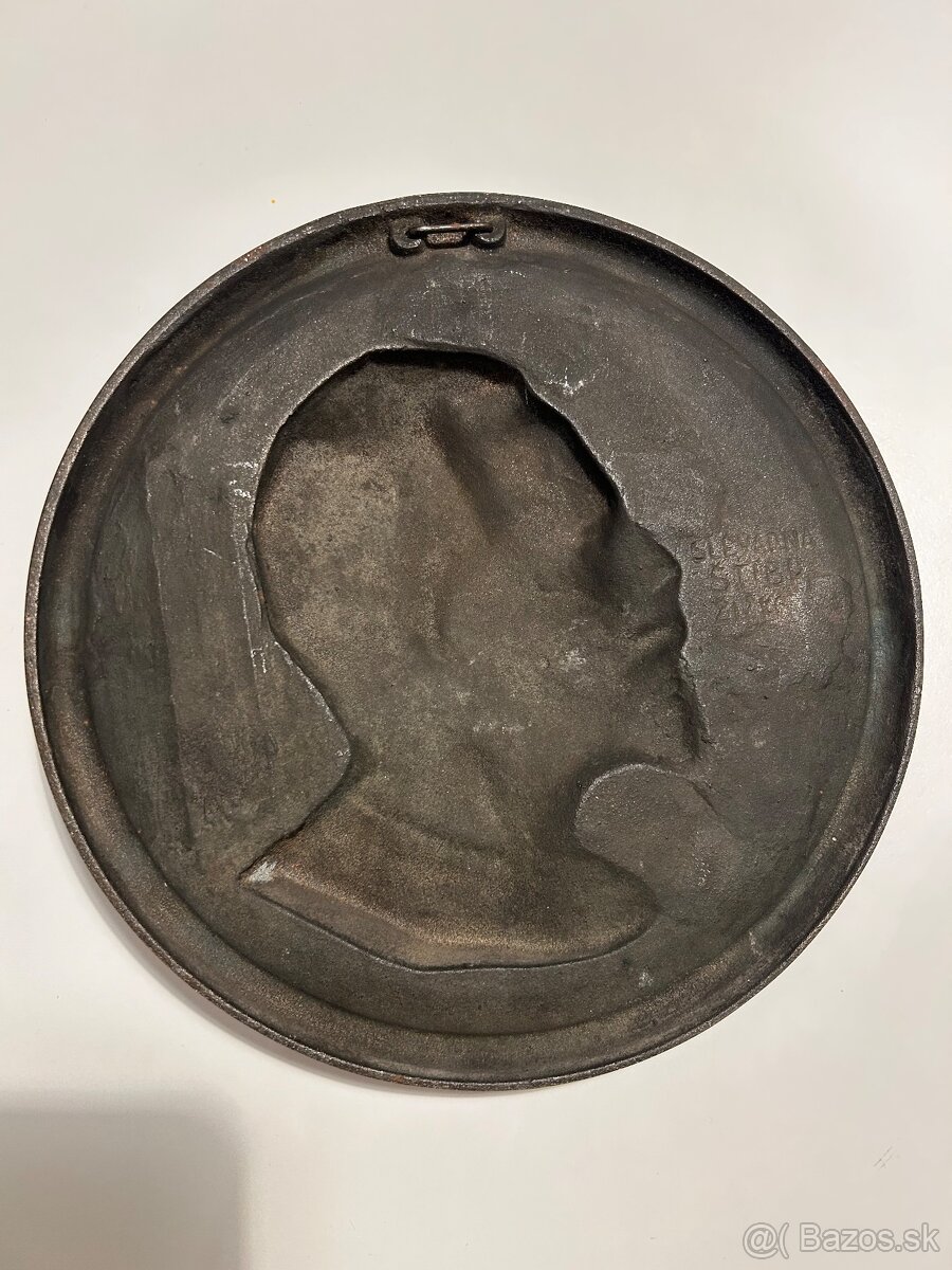 Kovová plastika Miroslav Tyrš - lacno - 2