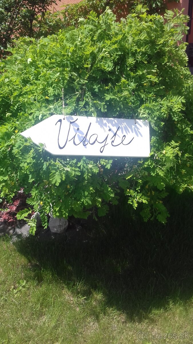 Svadobné tabuľky. - 2