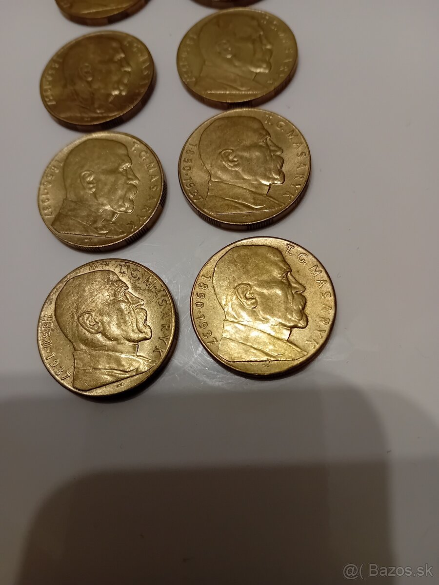 10 Kčs 1990 T. G. Masaryk minca - 2