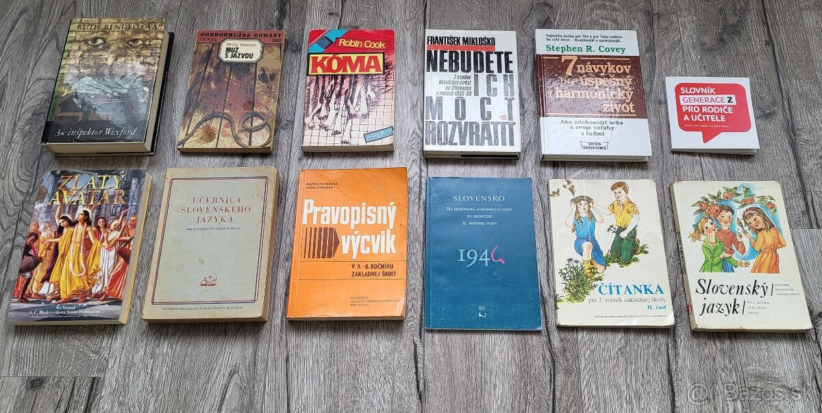 Knihy, všetko za 10 EUR. - 2