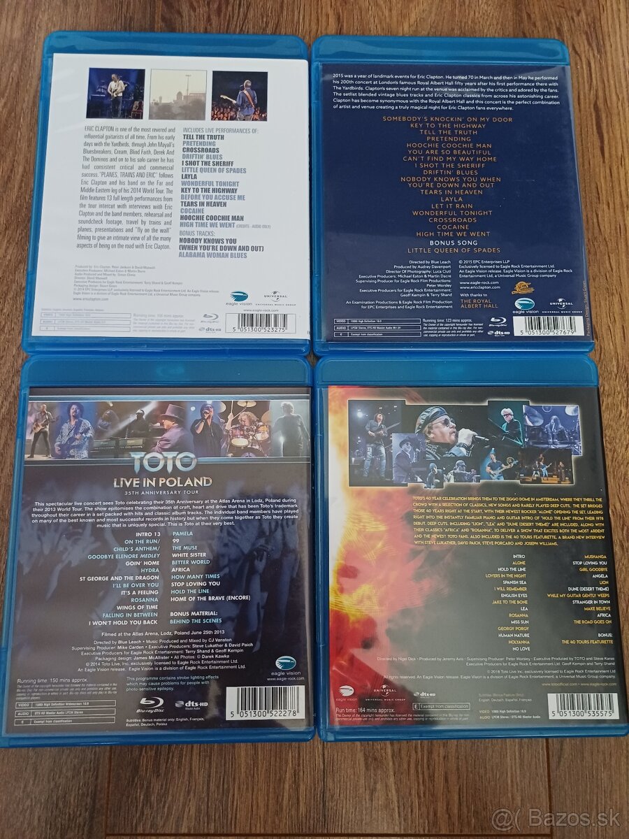 Koncerty blueray - 2