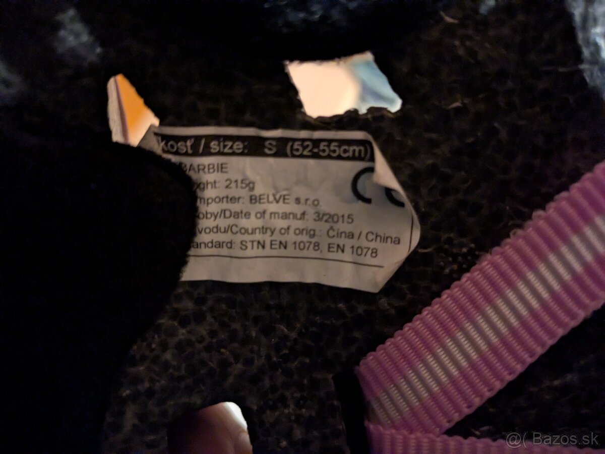 Prilba 52-55cm 3-7 rokov - 2