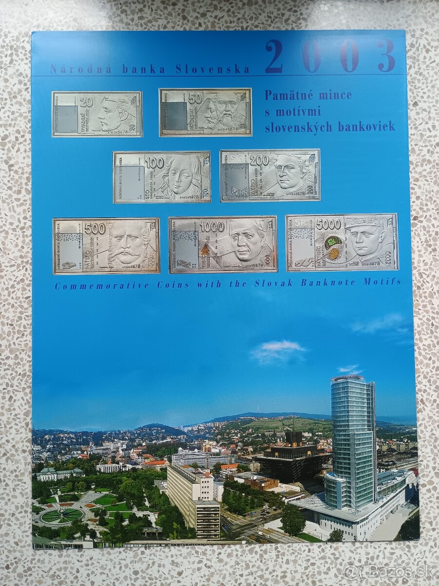 Sada/kazeta mincí NBS 2003 - 2