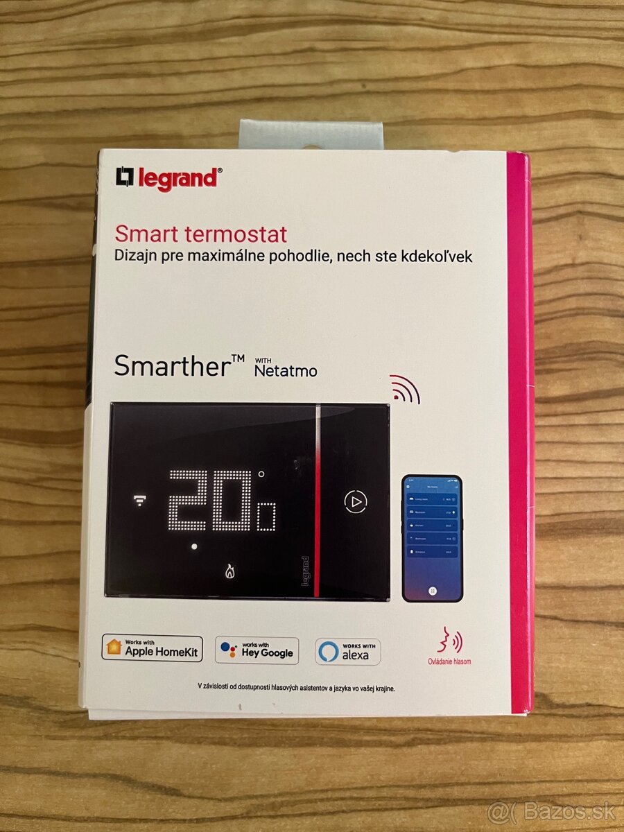 Legrand Smart termostat - biely alebo čierny - 2