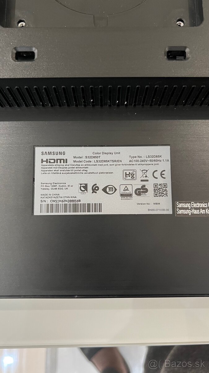 32” Monitor Samsung S32D850T - 2