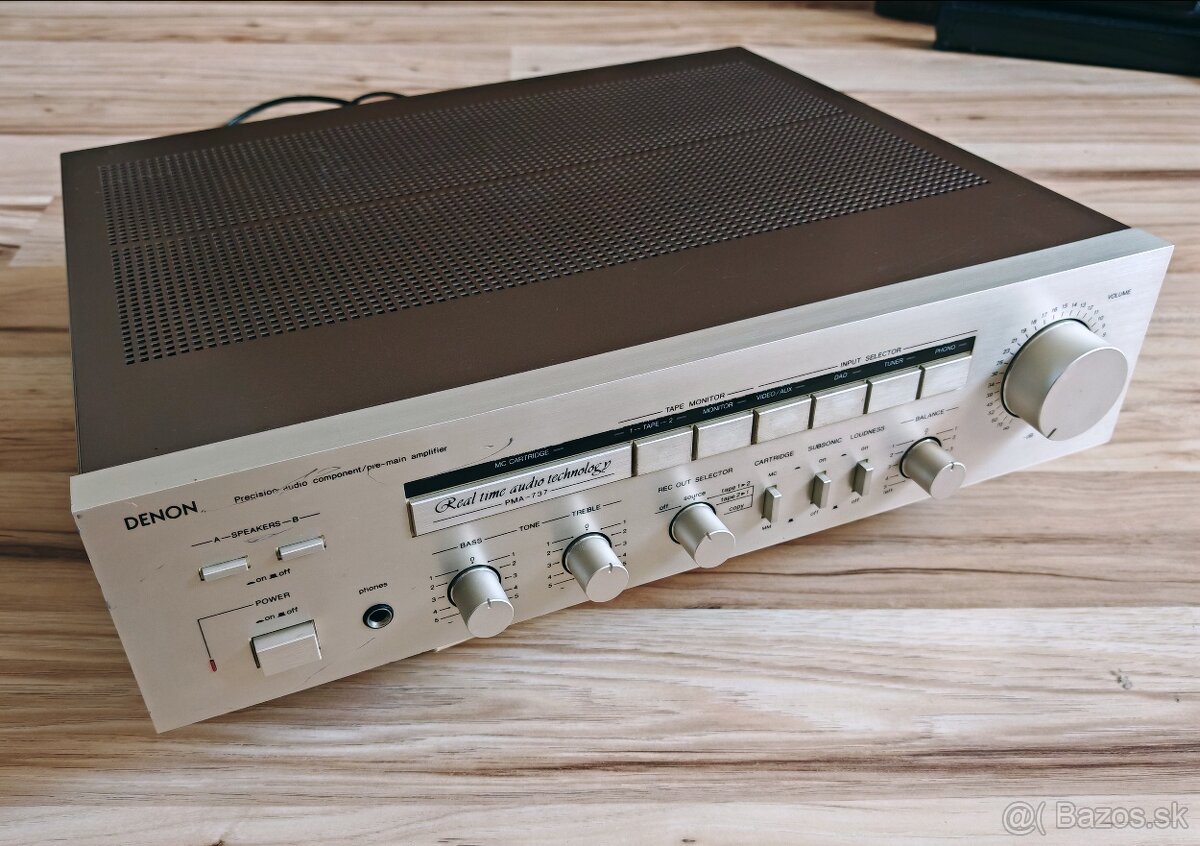DENON PMA-737 strieborný hi-fi zosilňovač - 2
