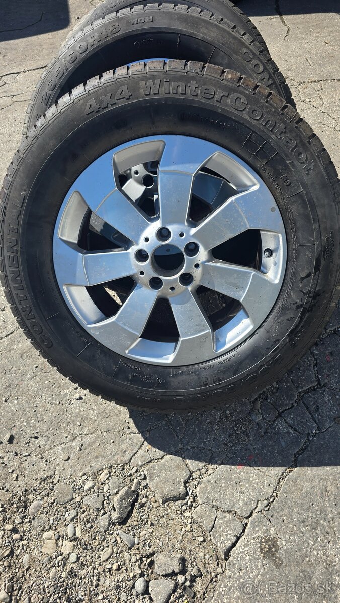 Predám elektróny R18 + zimné pneumatiky 265/60 R18 - 2