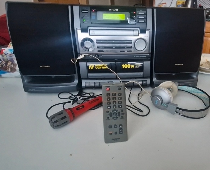 Prenosné rádio veža AIWA 230v 12v Autoberia aj Baterky - 2