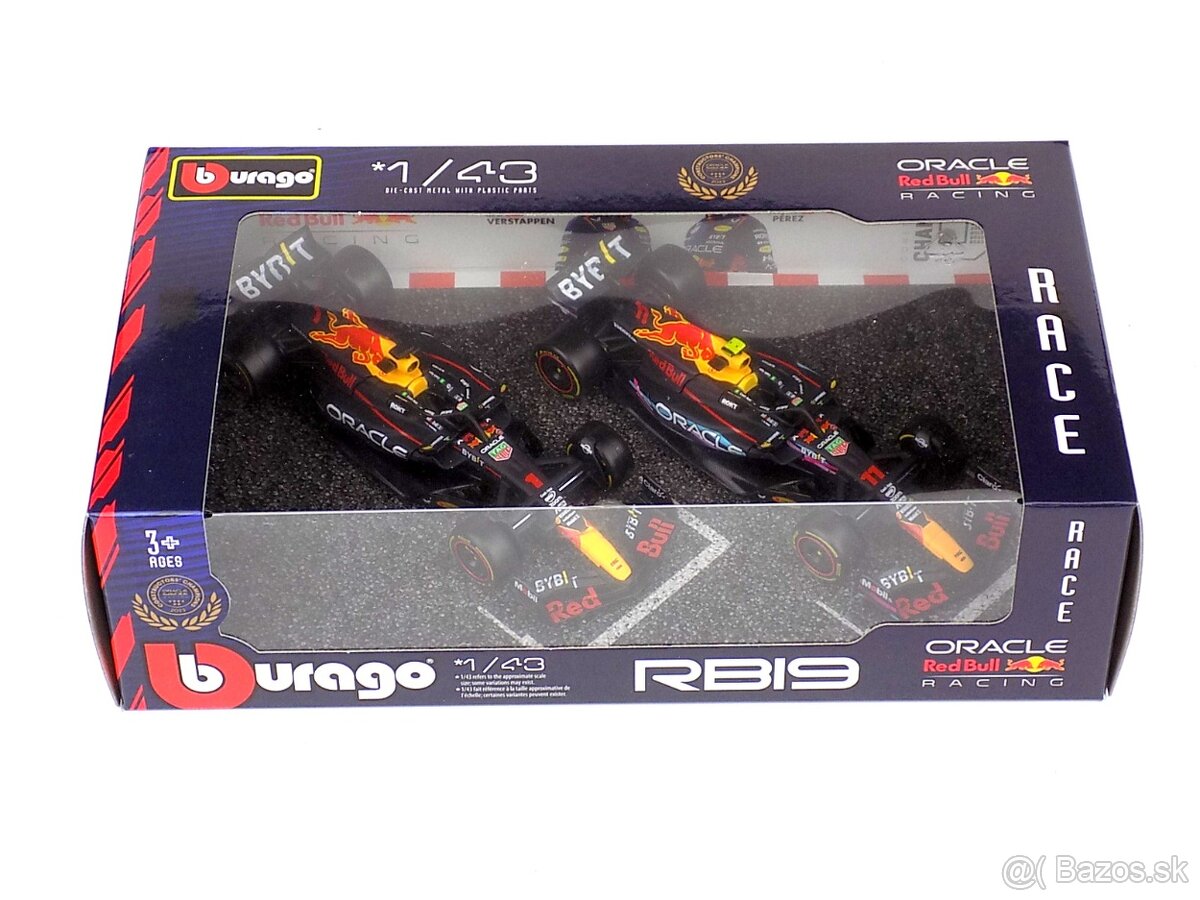 Dvojset F1 FERRARI a RED BULL 1:43 Bburago - 2