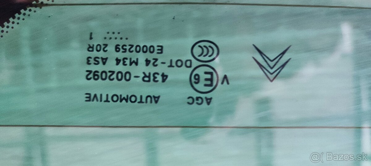 OKNO ZADNÁ ČASŤ CITROEN C5 II X7 III KOMBI 08-17 - 2