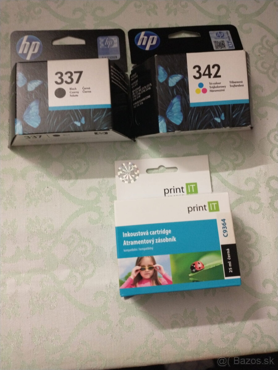 Kazety do tlačiarne zn. HP - 2