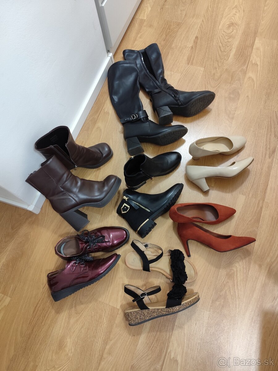 Dámske topánky, veľkosti 38-40 - 2