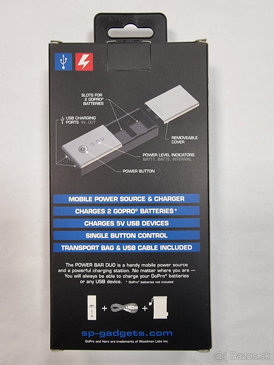 SP Gadgets nabíjačka batérií GoPro - 2