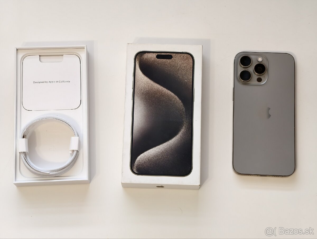 iPhone 15 Pro Max 256 GB – Natural Titanium - 2