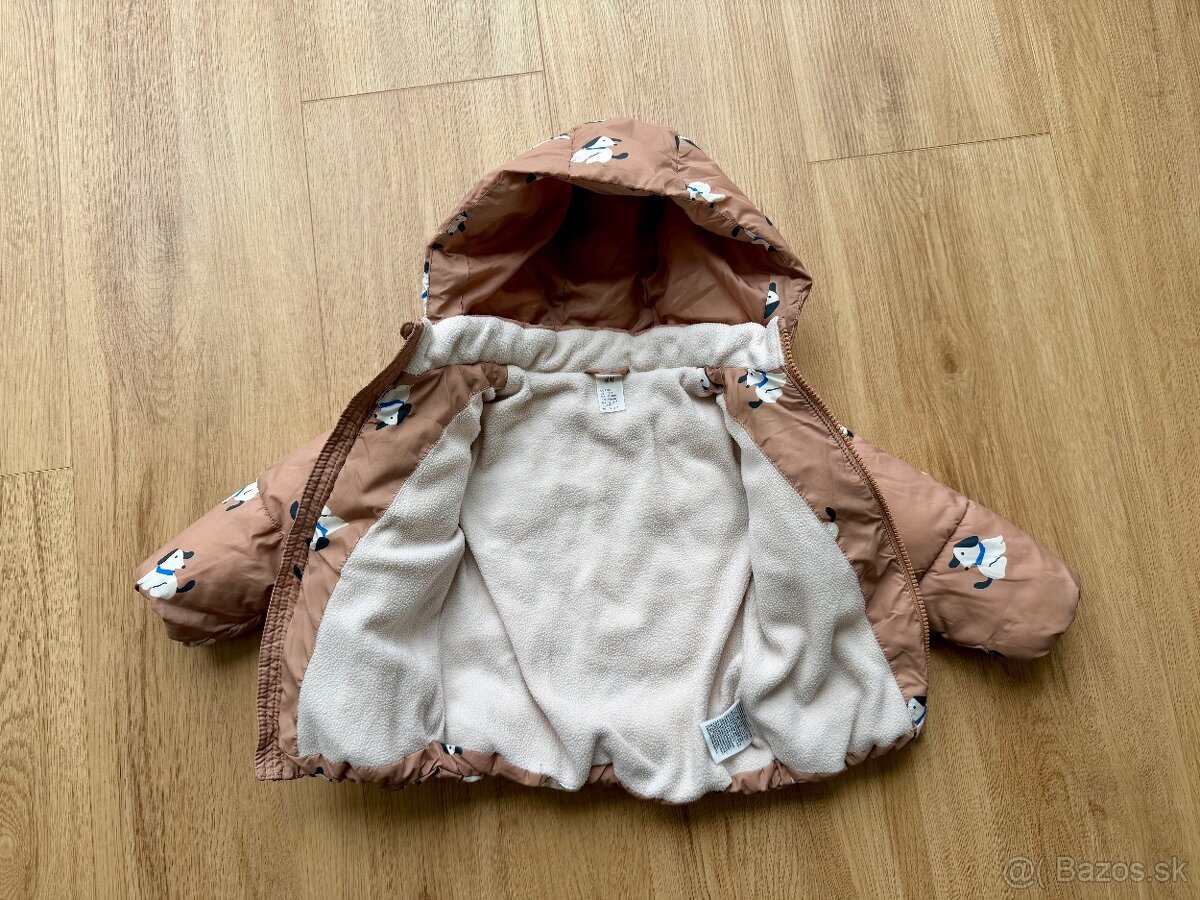 Detská zimná bunda H&M, veľ.86 - 2