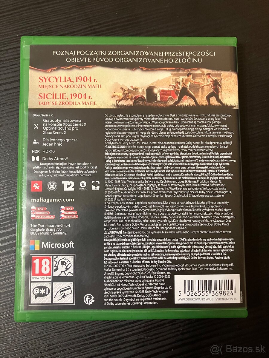 Hra Mafia - The Old Country Xbox - 2