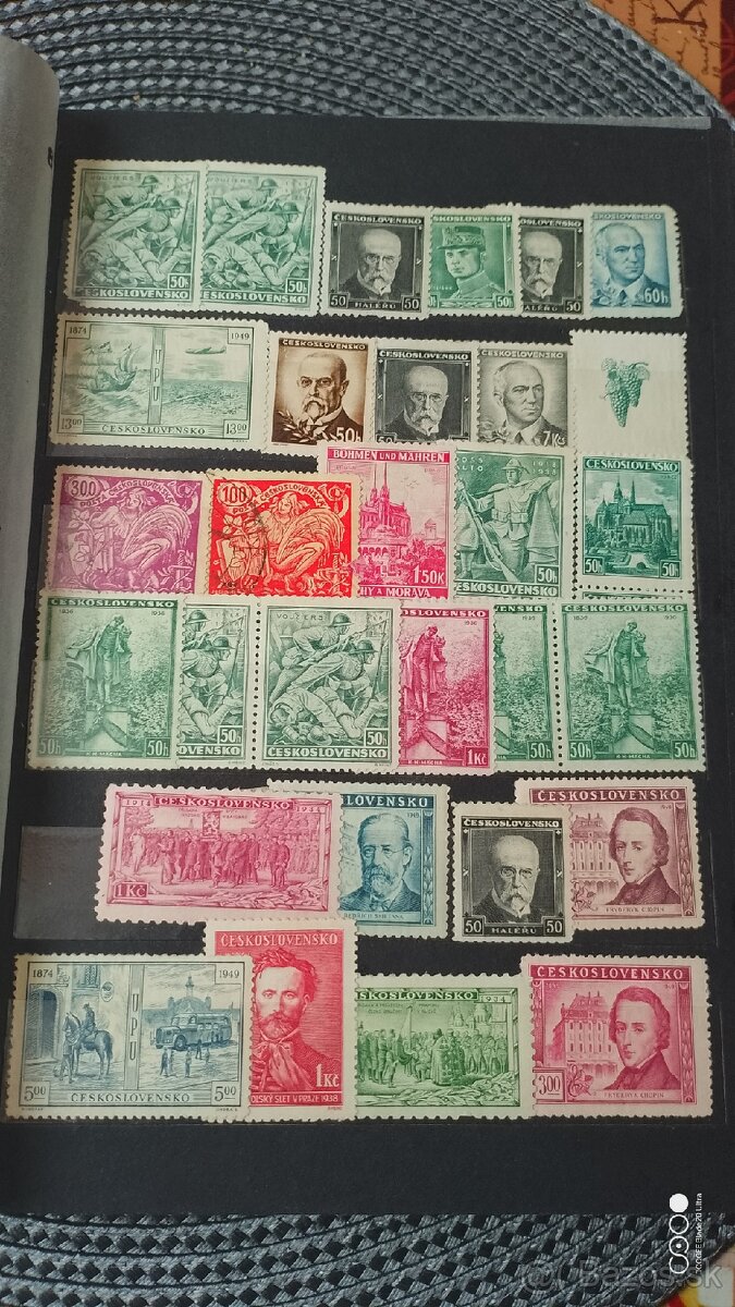Staré Československé známky - 2