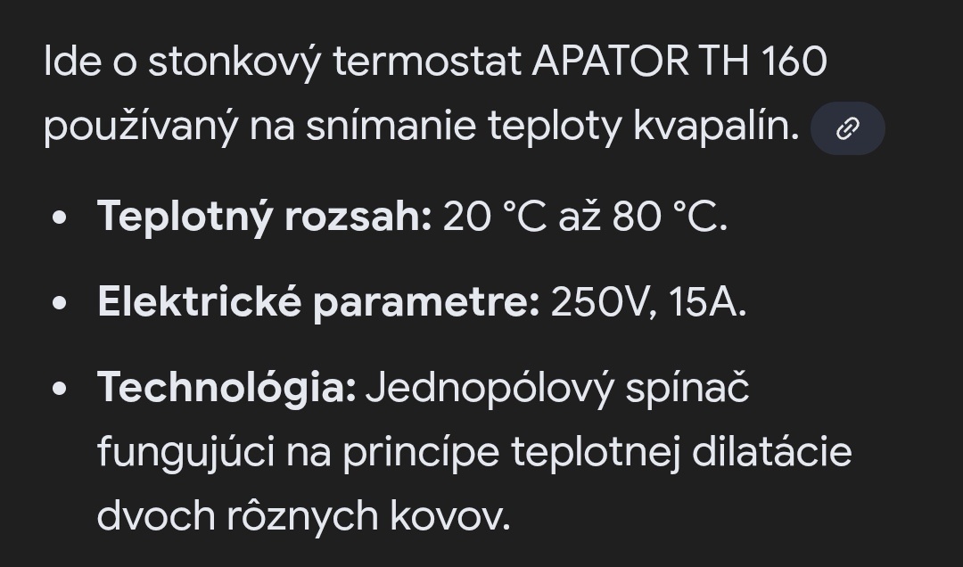 Predám termostat - 2
