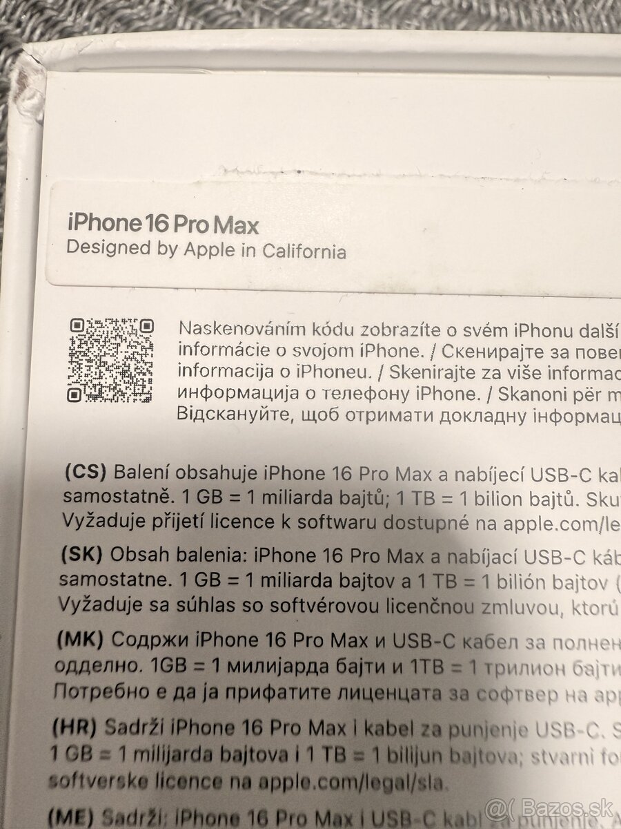 Predám IPhone 16 pro max - 2