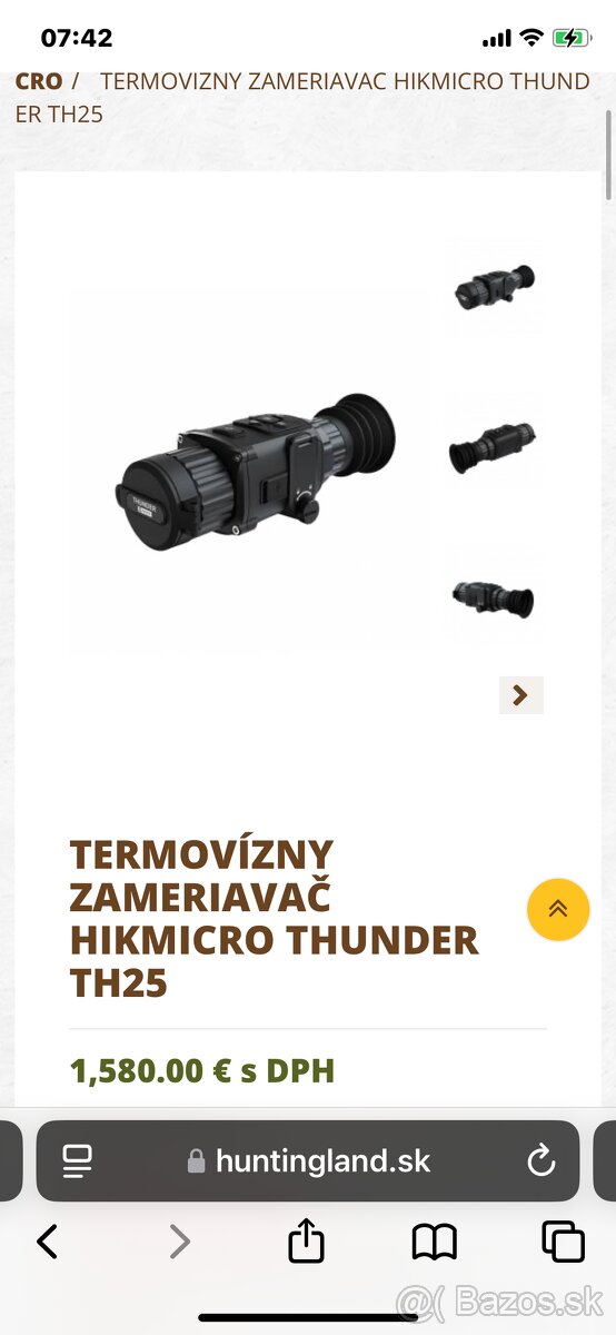 TERMOVÍZIA HIKMICRO THUNDER TH25 - 2