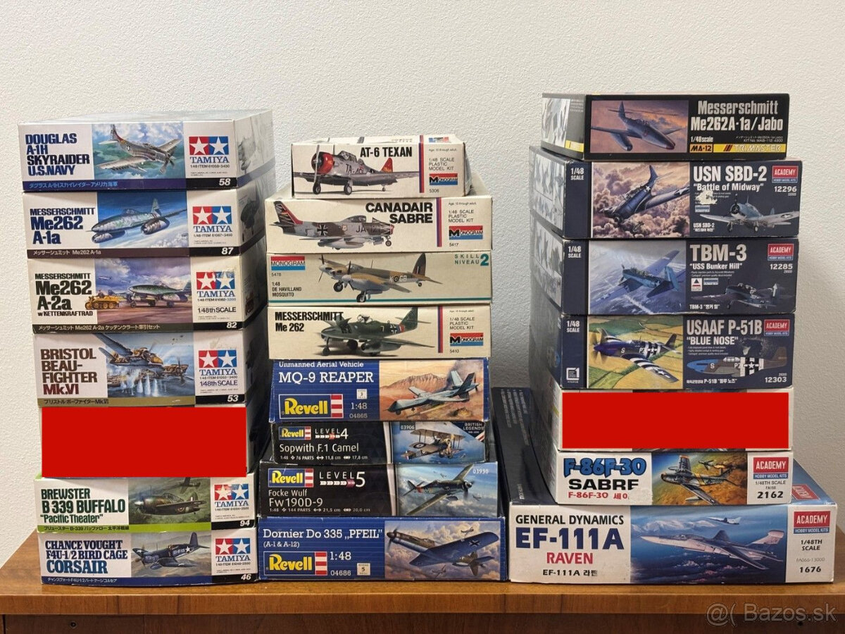 Plastikové modely lietadiel 1:48 - 2