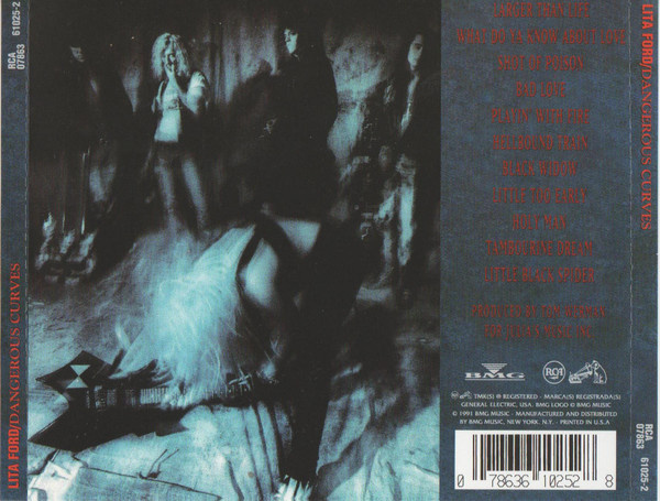CD Lita Ford – Dangerous Curves 1991 - 2
