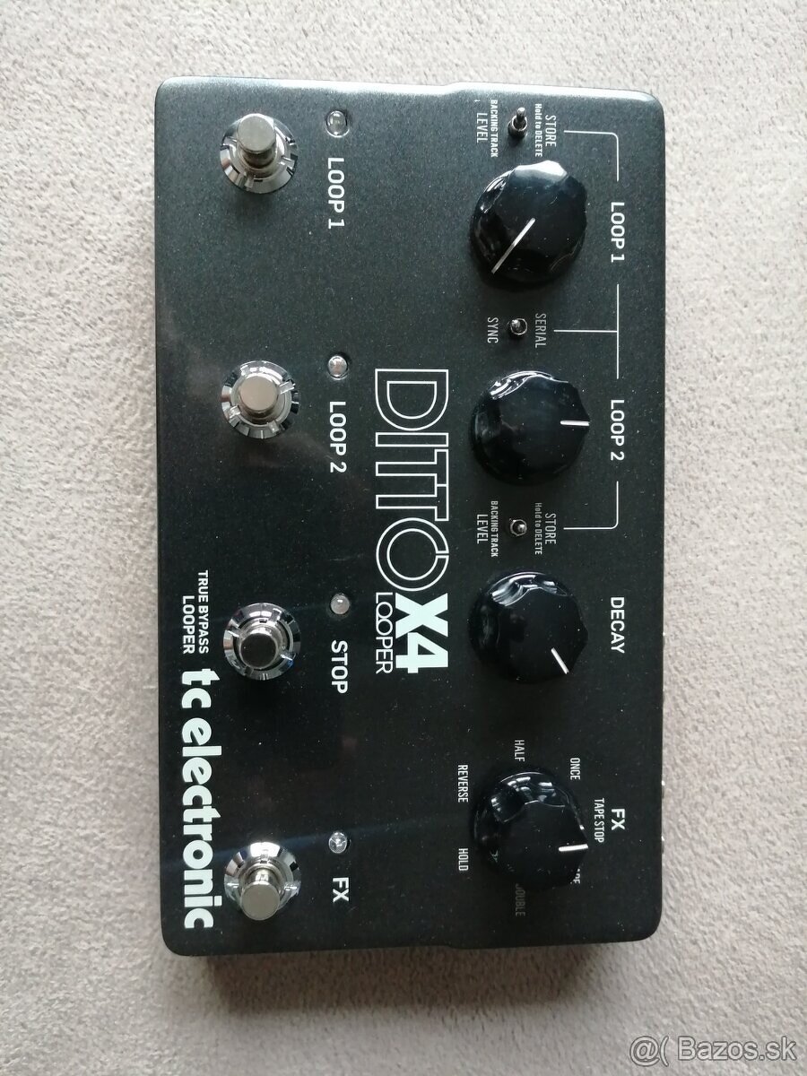 Tc electronics ditto X4 looper s adaptérom - 2