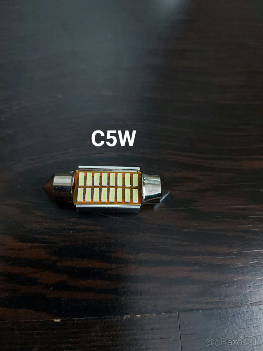 LED žiarovky C5W studená biela - 2