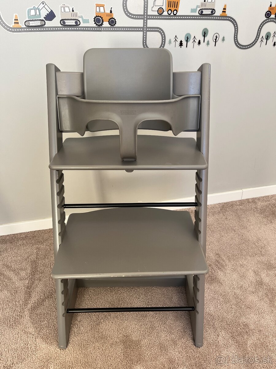 Stokke Tripp Trapp detska rastuca stolicka Storm Grey - 2