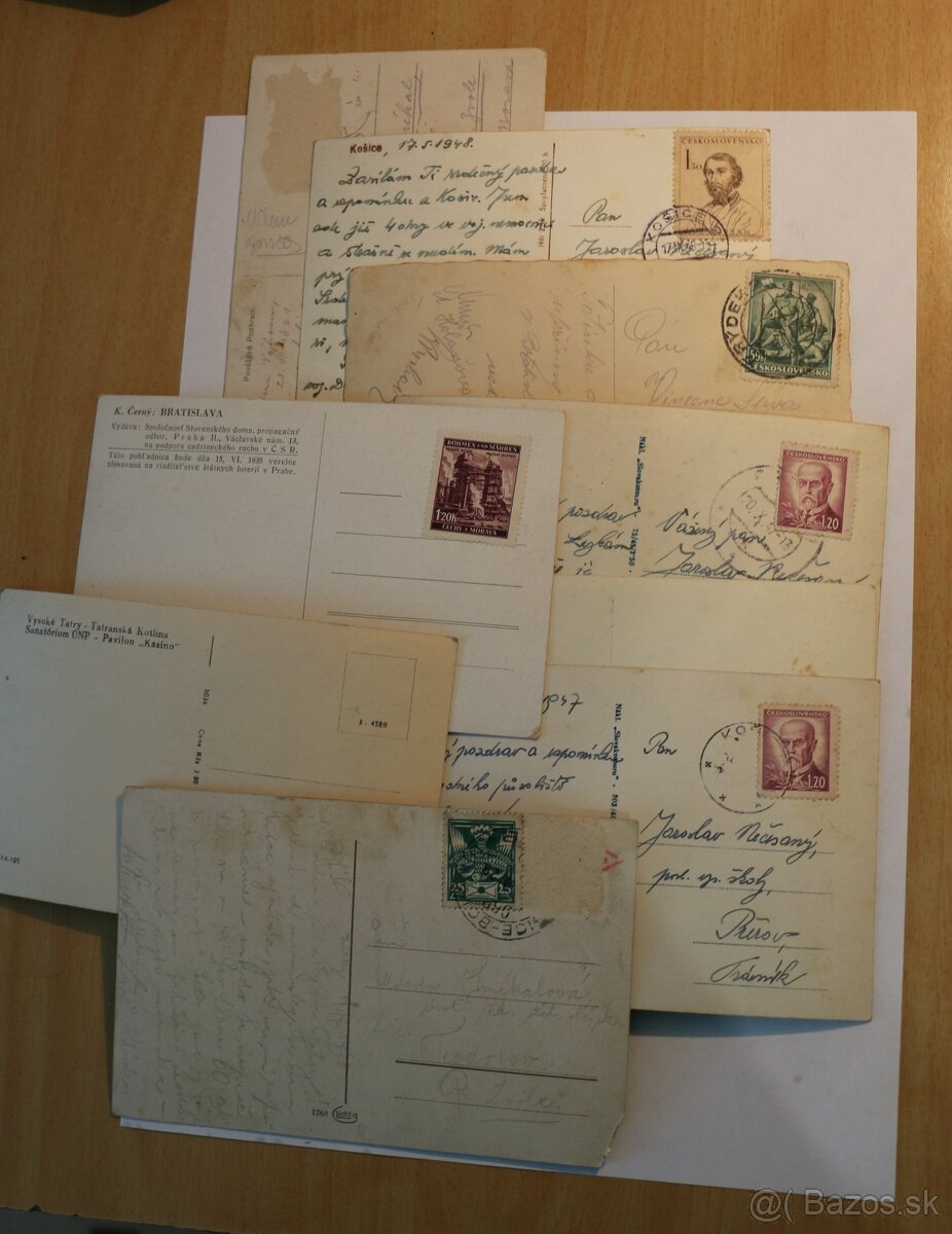 Staré pohľadnice mix - Slovensko (9ks) - 2