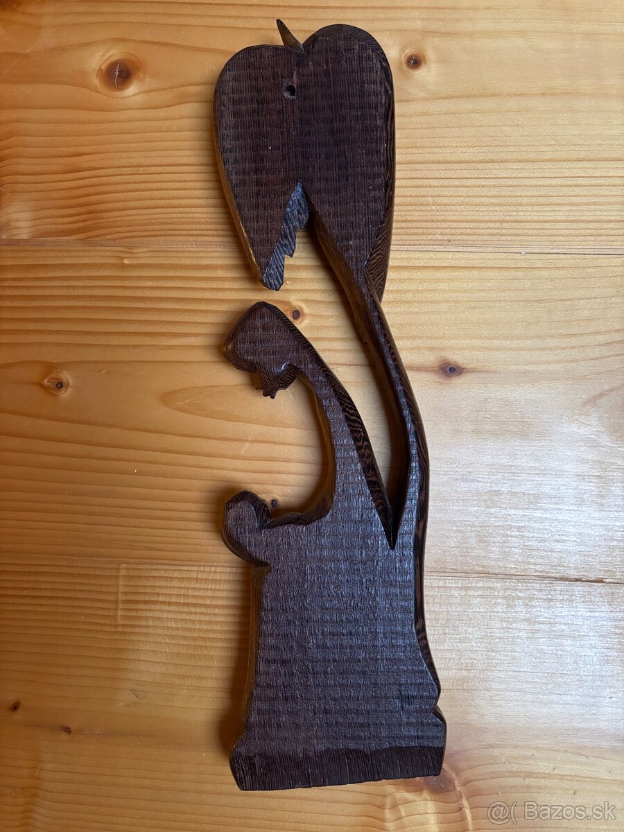 Drevený vyrezávaný obraz - 2